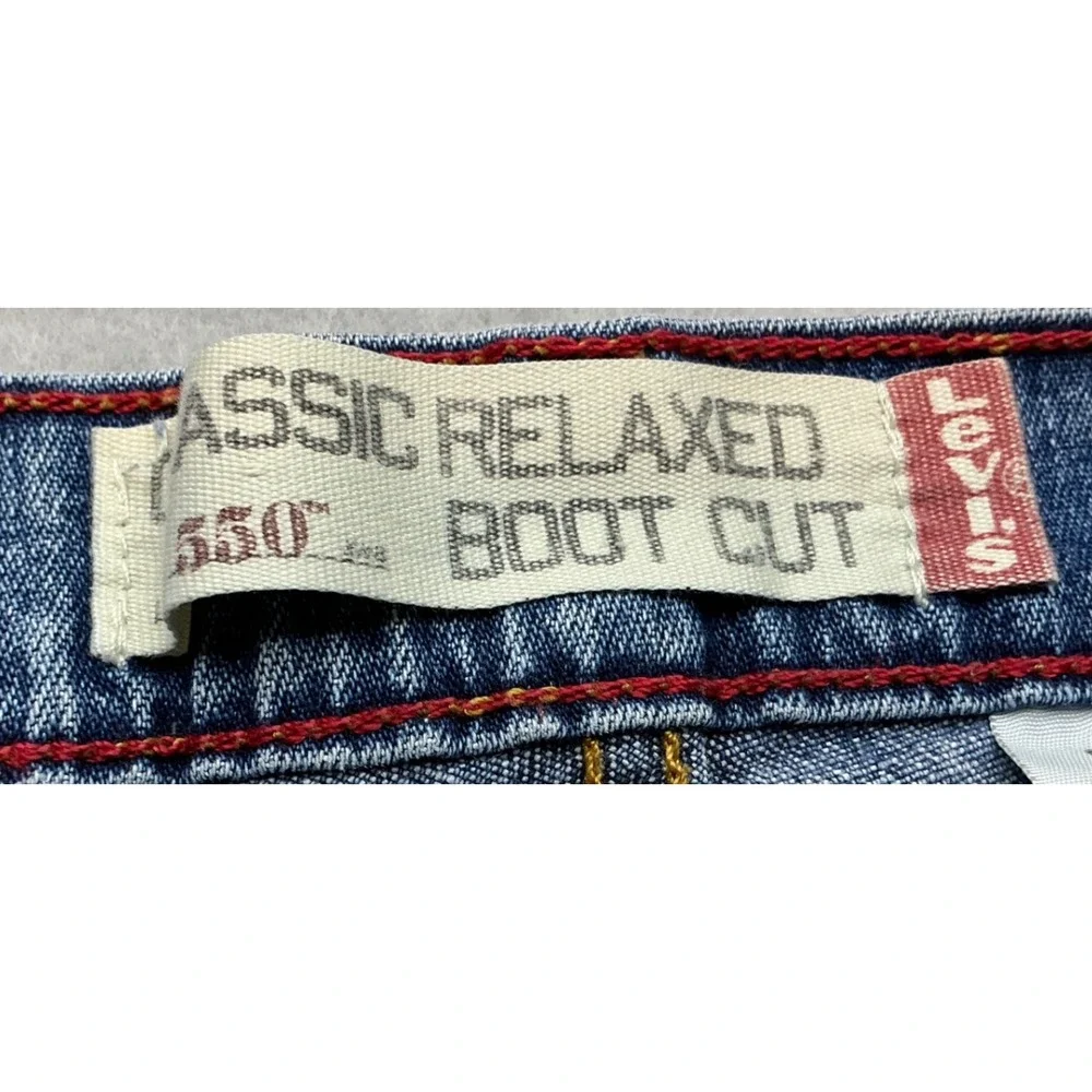 Levi's Straight Leg Jeans Medium Wash Blue‎ Denim Mens Size 34x31 Casual